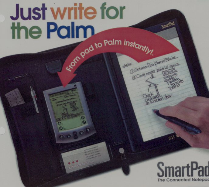 Smart pad: a paper writting pad that duplicates drawings into a palm pilot